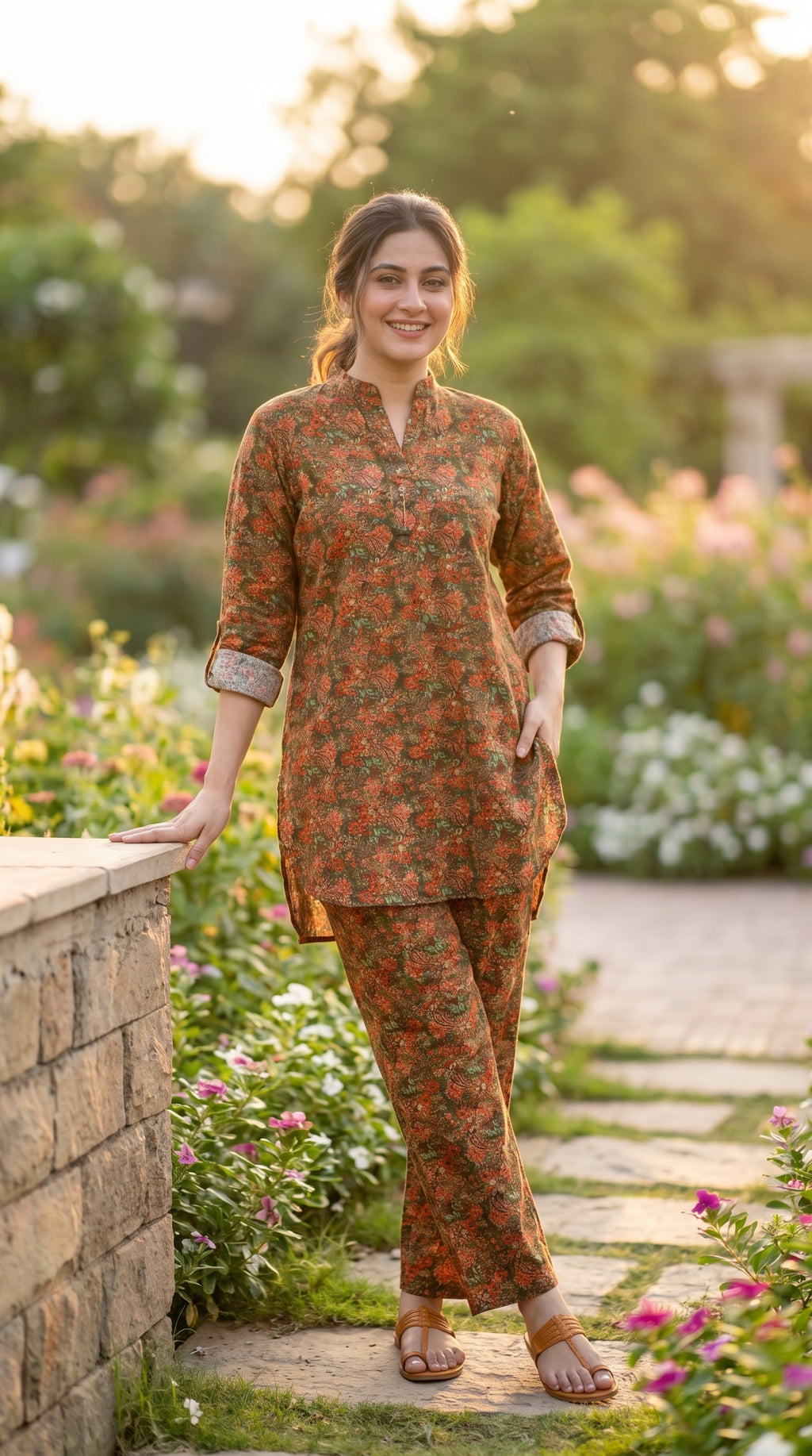 Rustic Bloom Co-ord Set