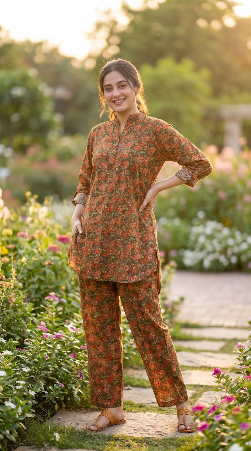 Rustic Bloom Co-ord Set